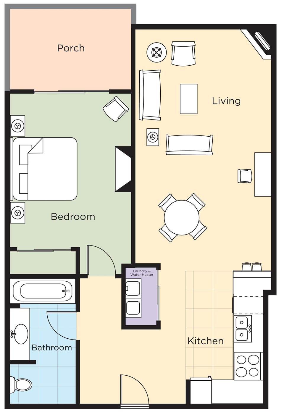 Standard Condo, 1 Bedroom, Kitchen | Iron/ironing board