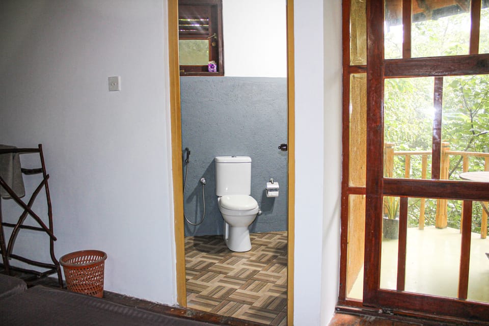 Standard Tree House, 1 Bedroom, Garden View, Garden Area | Bathroom | Shower, free toiletries, slippers, bidet