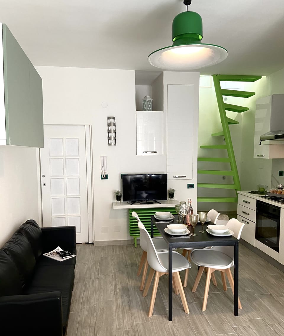 Panoramic Duplex, 1 Bedroom | Living area | Flat-screen TV
