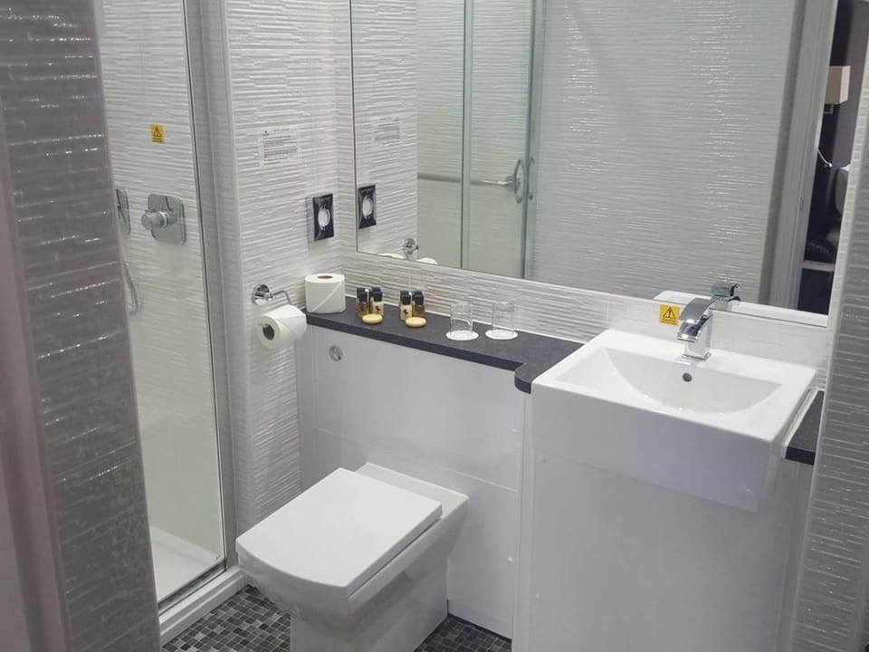 Deluxe Double Room | Bathroom | Combined shower/tub, free toiletries, hair dryer, towels