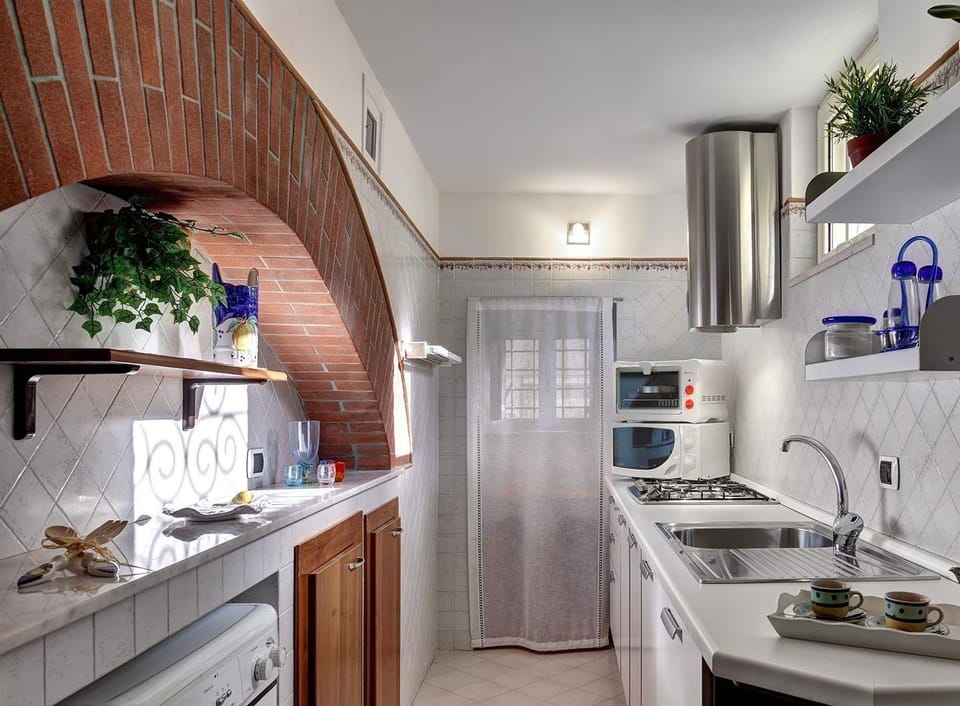 Apartment, 1 Bedroom | Private kitchen | Full-size fridge, microwave, stovetop, coffee/tea maker