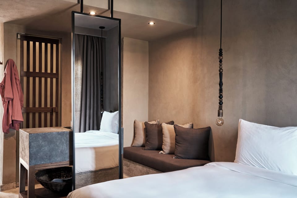 Premium Lagoon view Terrace | Egyptian cotton sheets, minibar, in-room safe, blackout drapes