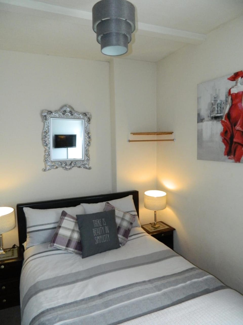 Blackout drapes, iron/ironing board (on request), WiFi (free)