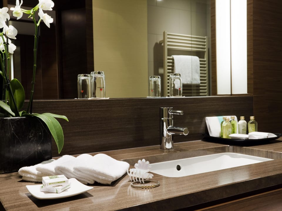 Privilege, Suite, 1 King Bed | Hypo-allergenic bedding, in-room safe, desk, laptop workspace