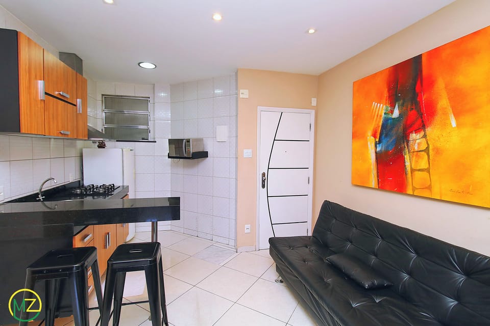 Apartment | Private kitchen | Fridge, microwave, cookware/dishes/utensils