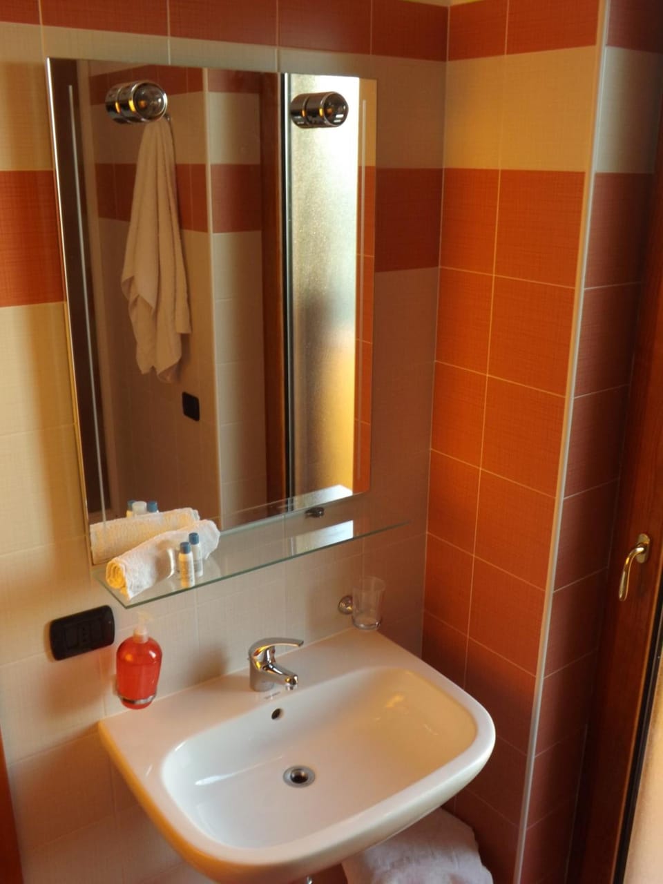 Shower, free toiletries, hair dryer, bidet