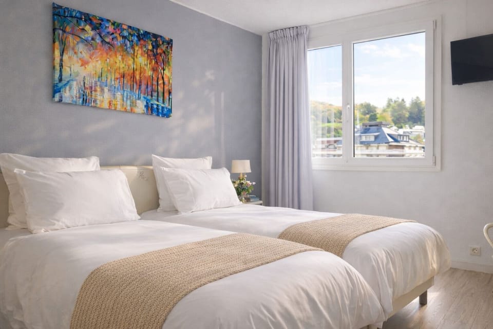Premium bedding, memory foam beds, individually decorated