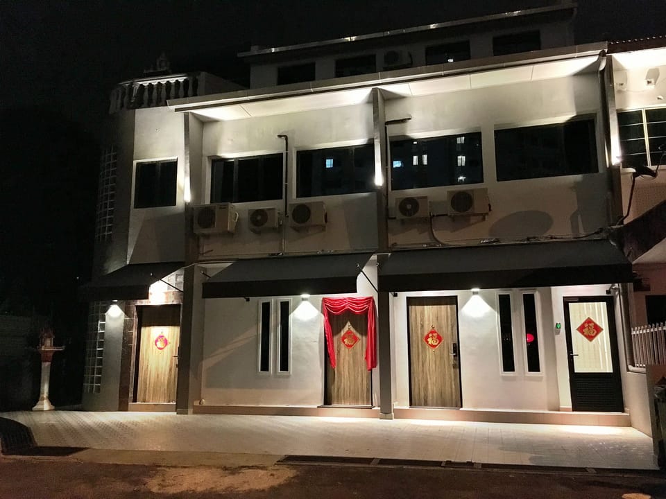Front of property - evening/night