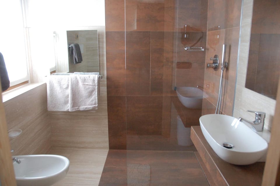 Free toiletries, hair dryer, bidet, heated floors