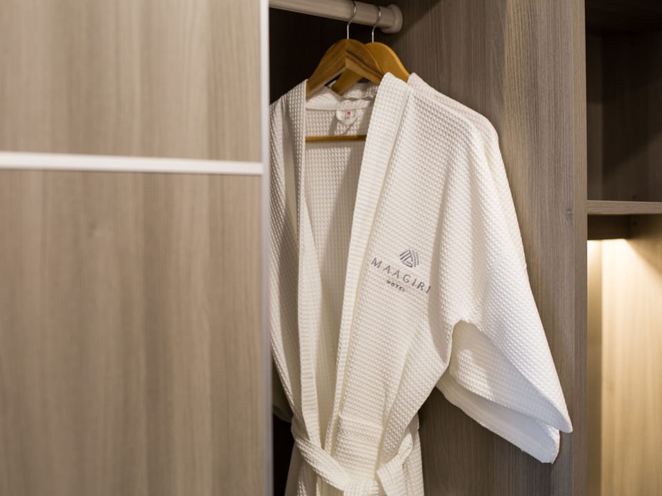 Shower, free toiletries, bathrobes, slippers