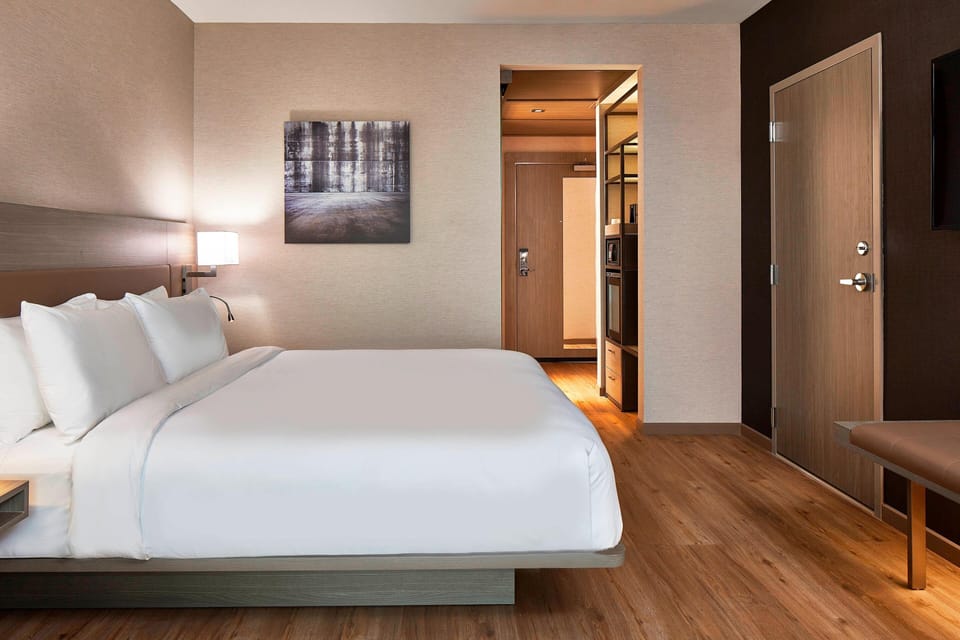 In-room safe, desk, laptop workspace, blackout drapes