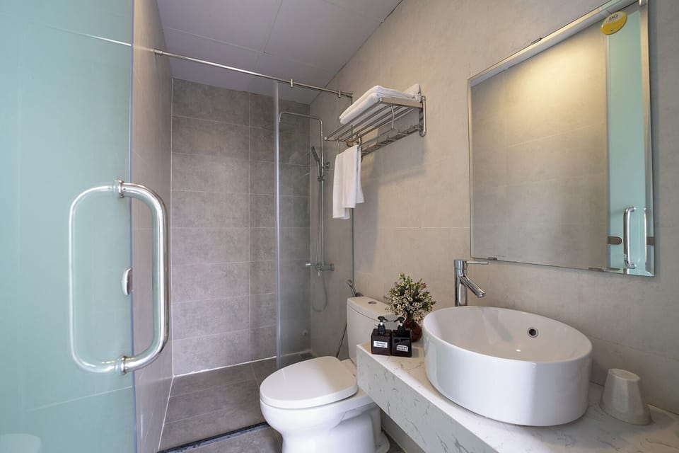 Cool Superior Double or Twin | Bathroom | Free toiletries, hair dryer, slippers, towels