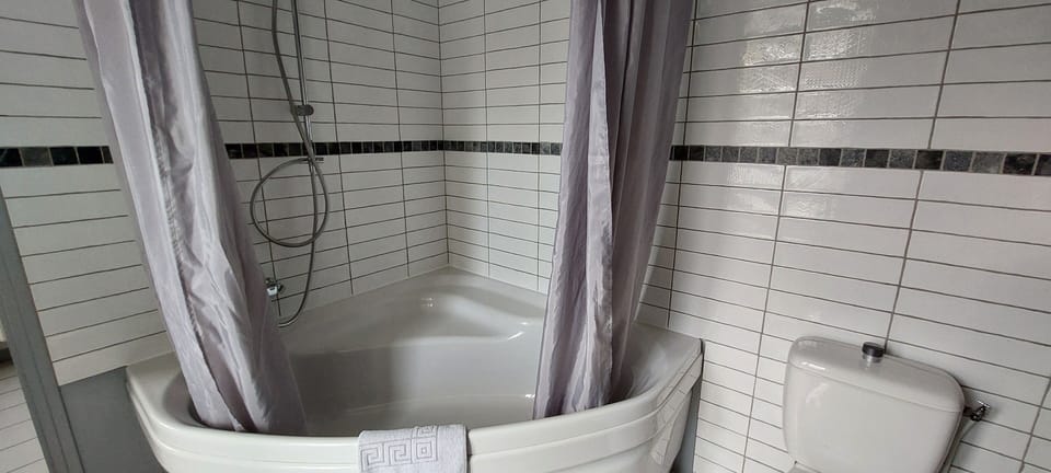 Double Room | Bathroom | Free toiletries, hair dryer, towels, soap