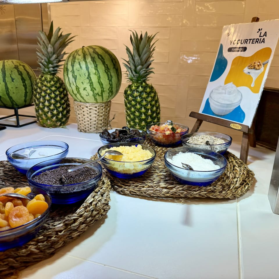 Daily buffet breakfast for a fee