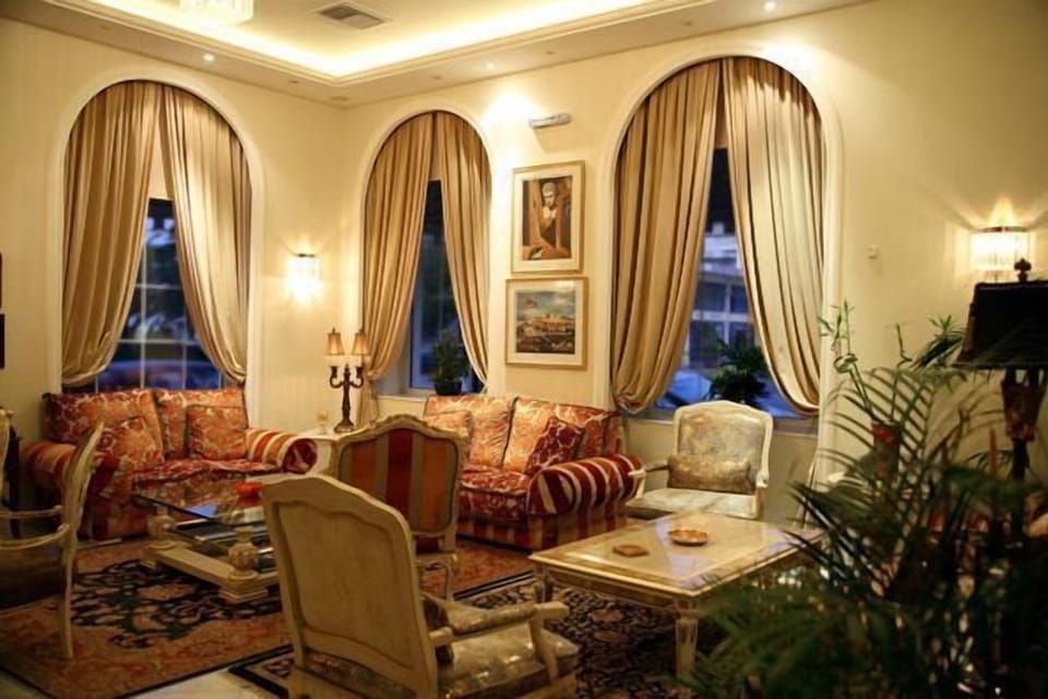 Lobby sitting area