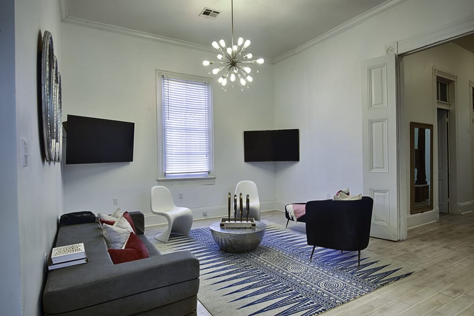 Villa, Multiple Bedrooms, Accessible, Pool View | Living area | Fireplace, pay movies