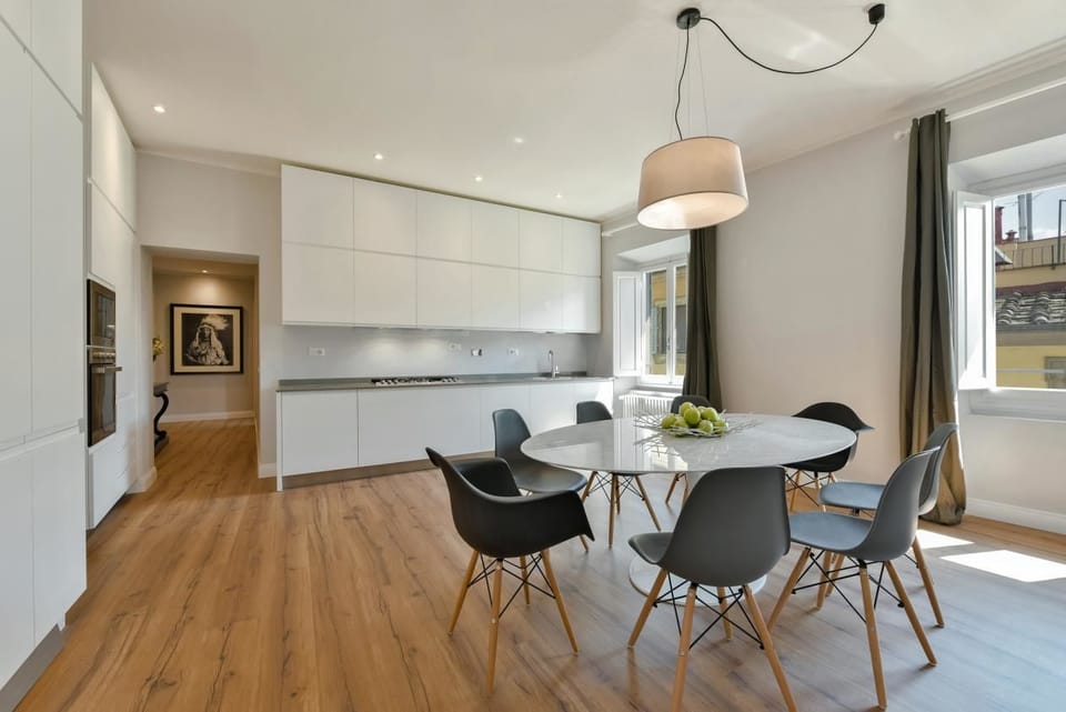 Apartment, 6 Bedrooms | Private kitchen | Full-size fridge, microwave, stovetop, dishwasher