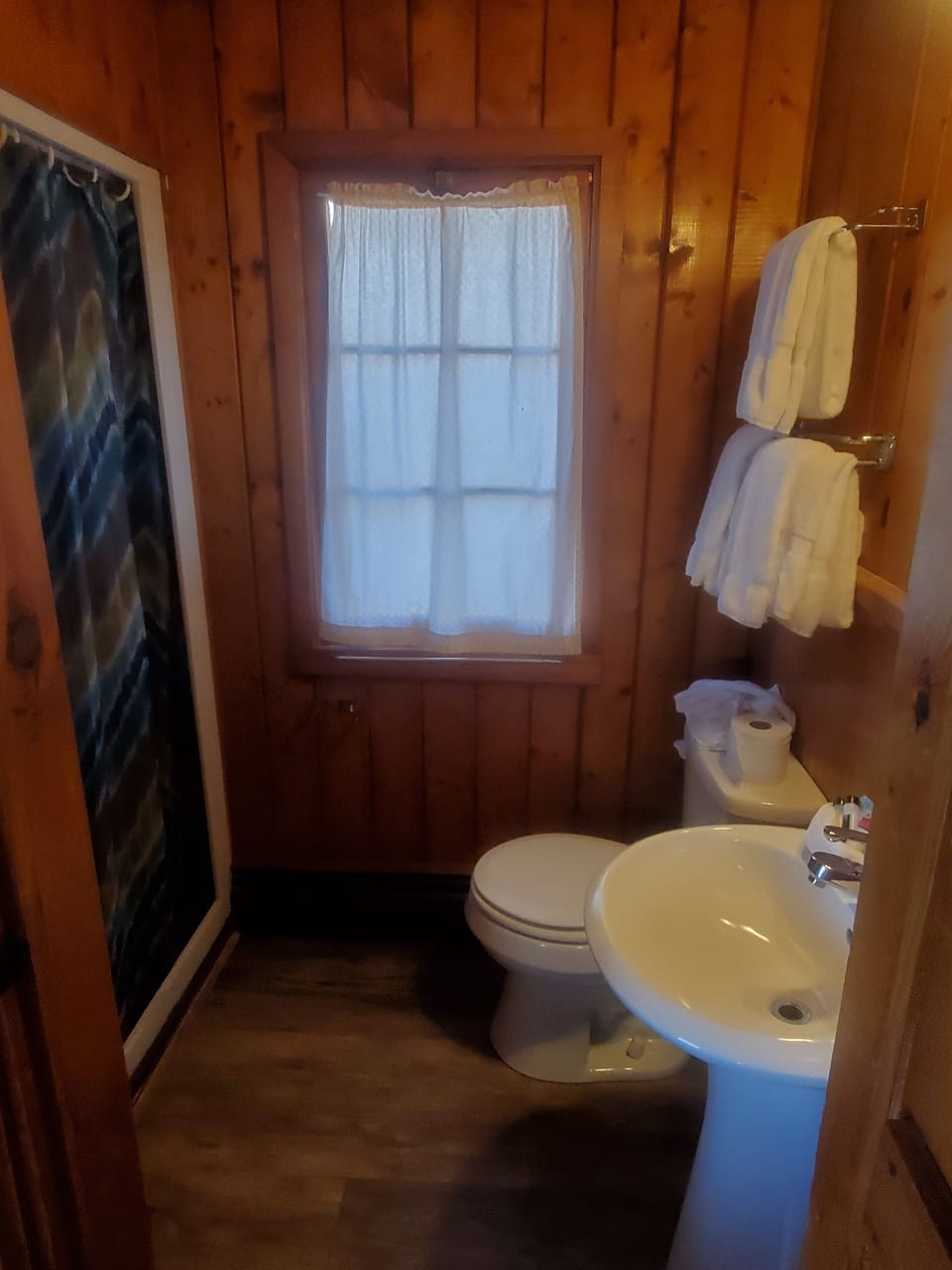 Signature Room, 1 King Bed, Refrigerator & Microwave, Lake View | Bathroom | Shower, free toiletries, towels