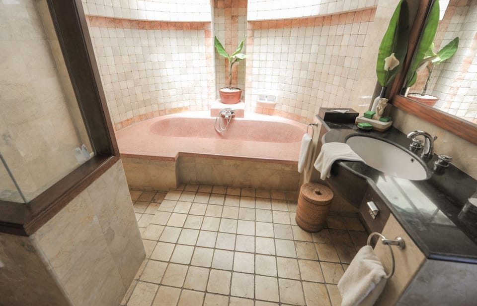 Junior Suite with Mountain View | Bathroom | Free toiletries, hair dryer, towels, soap