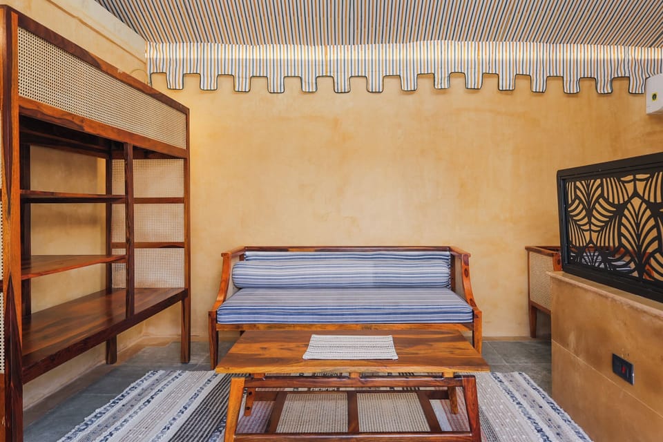 Royal Tent | 1 bedroom, premium bedding, memory foam beds, desk