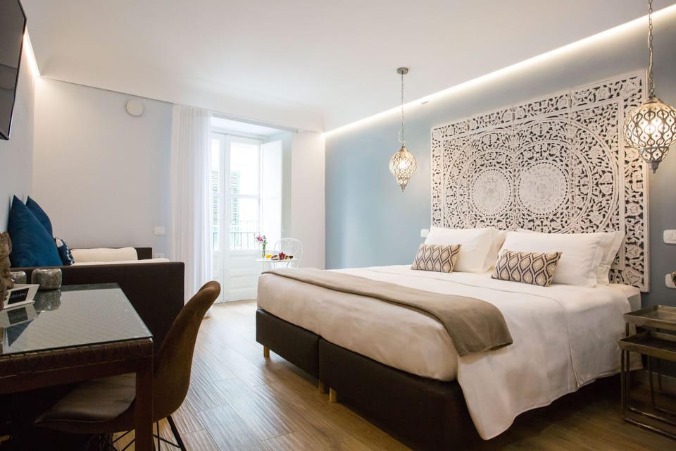 Family Triple Room, Non Smoking, Balcony | Egyptian cotton sheets, premium bedding, down comforters, pillowtop beds