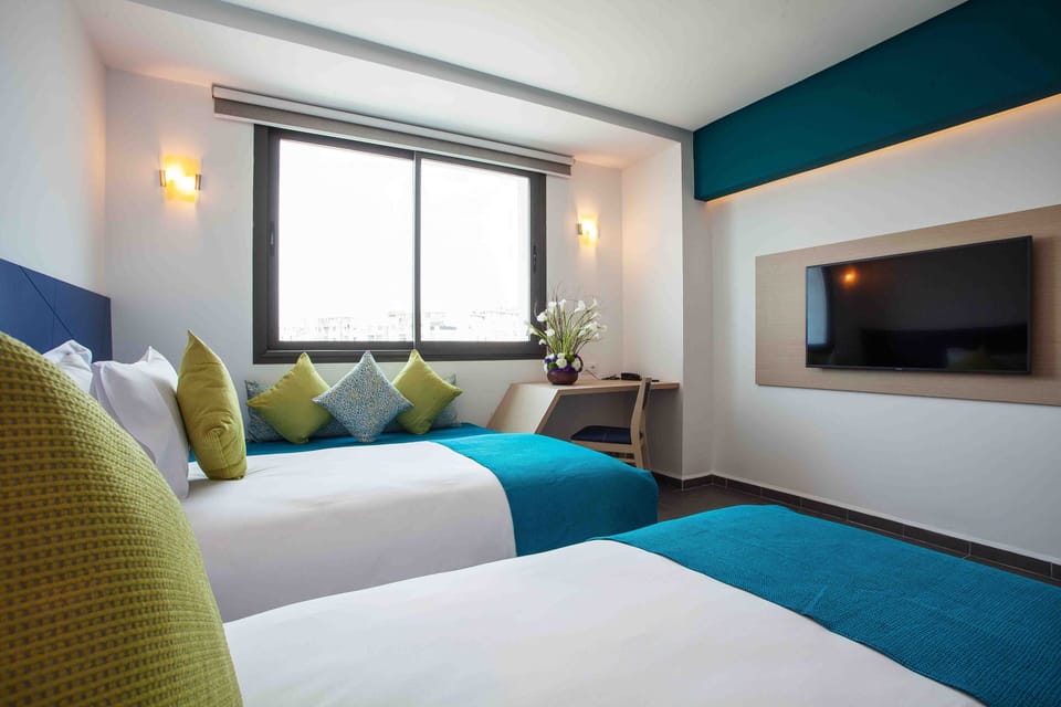 In-room safe, desk, laptop workspace, blackout drapes