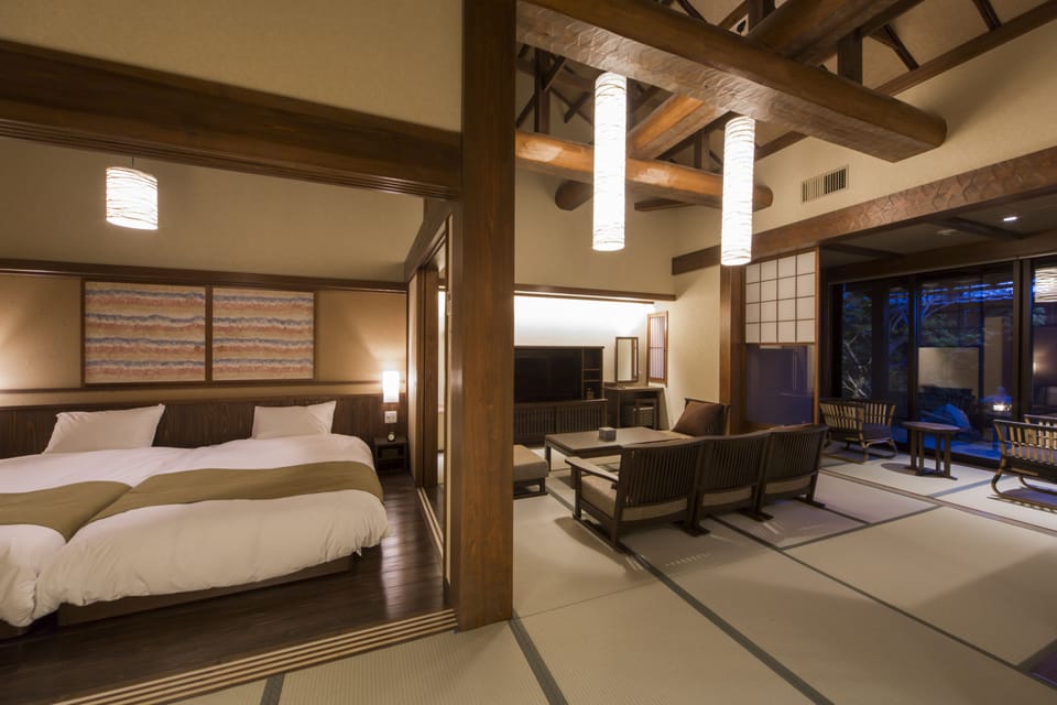 "Hiun" Annex Building For 4 Pax, Private Open-Air Bath | In-room safe, WiFi (free), bed sheets