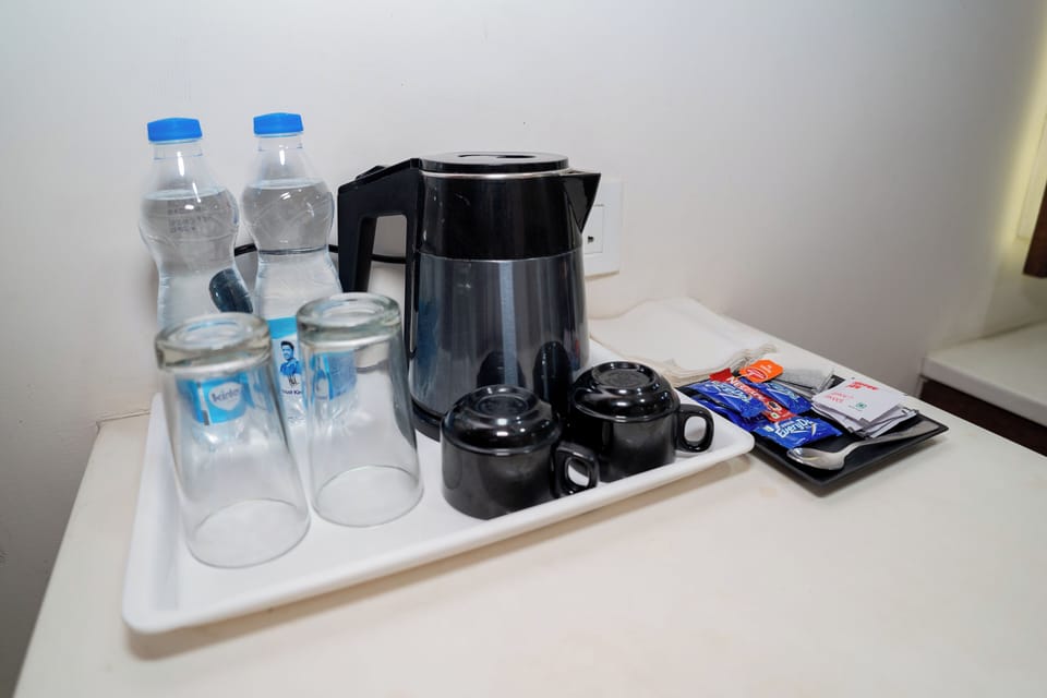 Deluxe Double Room, 1 Double Bed, City View | Minibar, desk, blackout drapes, soundproofing