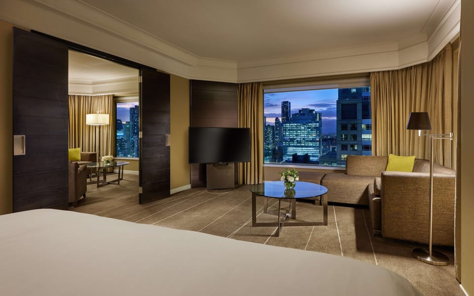 Grand Suite, 1 King Bed (Grand Club Lounge Access) | Egyptian cotton sheets, premium bedding, pillowtop beds, minibar