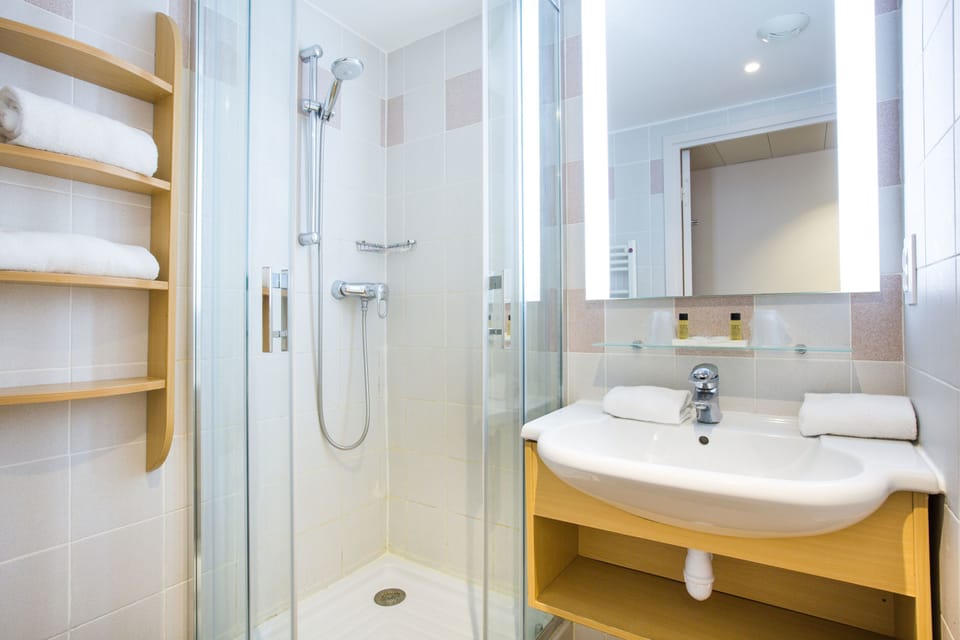 Family Room, Multiple Beds, Terrace | Bathroom | Shower, free toiletries, hair dryer, towels
