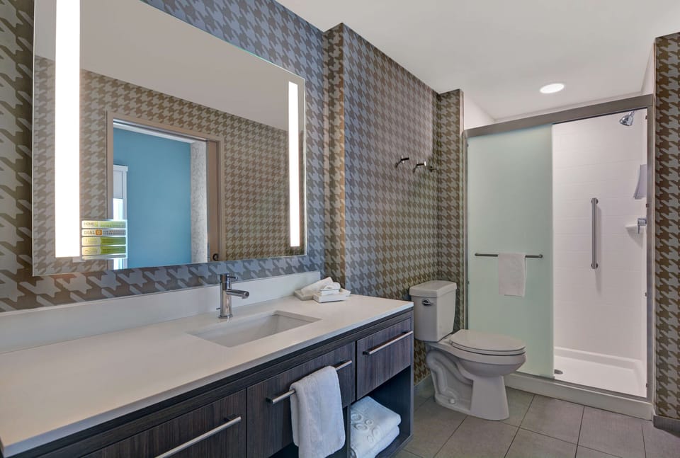 Free toiletries, hair dryer, towels, soap