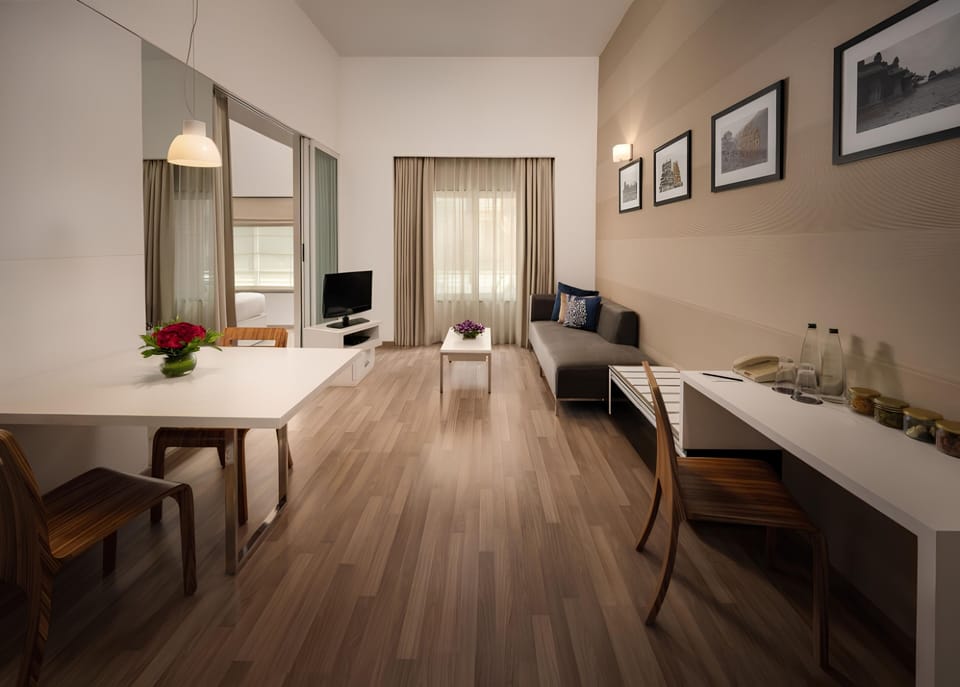 Suite, 1 Bedroom (No Balcony) | Egyptian cotton sheets, premium bedding, down comforters, minibar