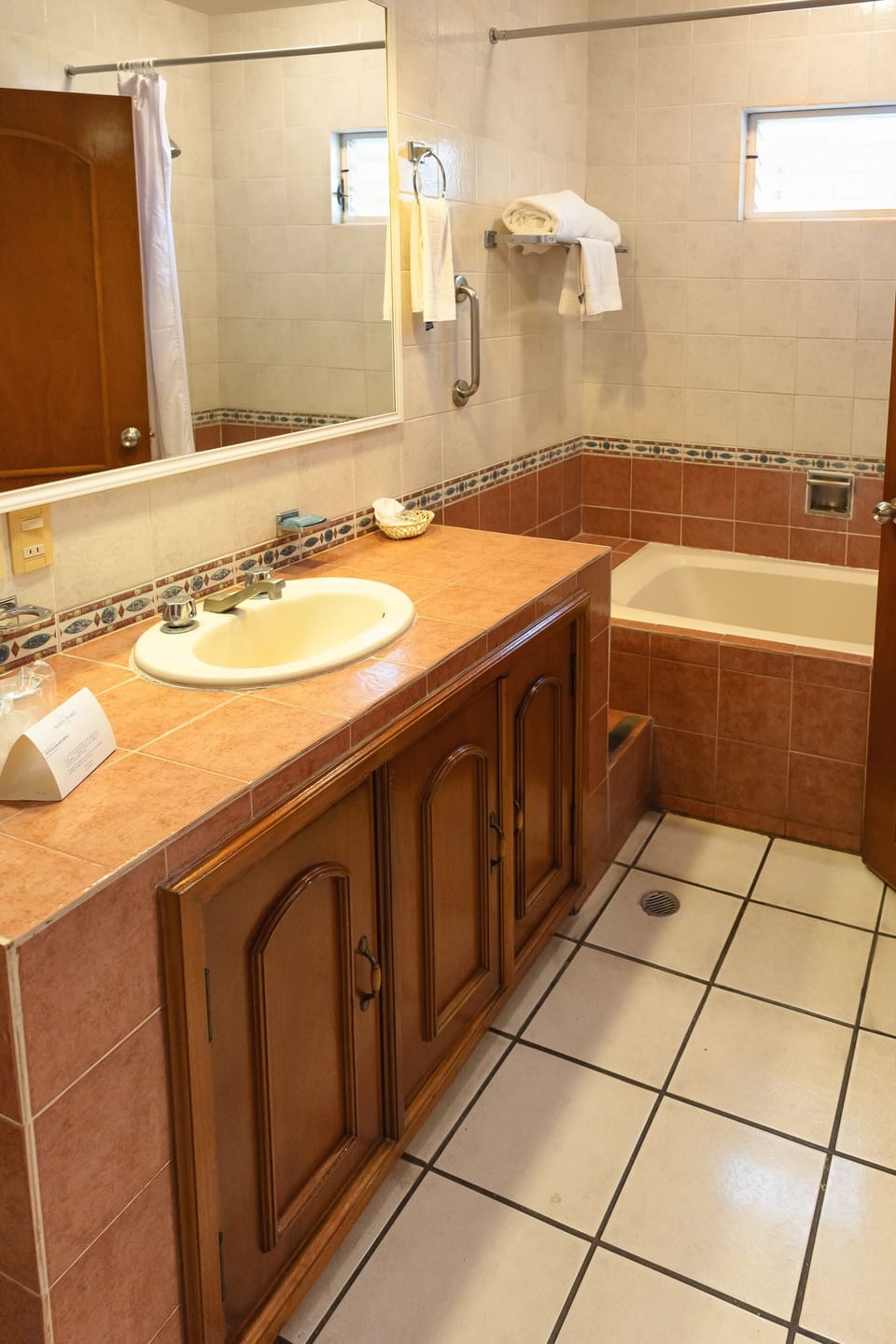 Executive Room, 2 Queen Beds | Bathroom | Shower, free toiletries, hair dryer (on request), towels