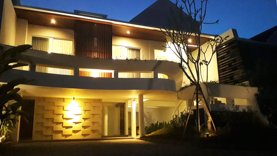 Front of property - evening/night