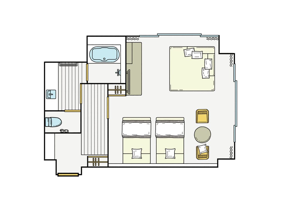 Deluxe Corner View (Non-smoking) | In-room safe, free WiFi, bed sheets