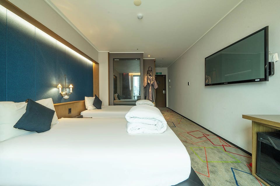 Standard Twin Room | Premium bedding, blackout drapes, soundproofing, free WiFi