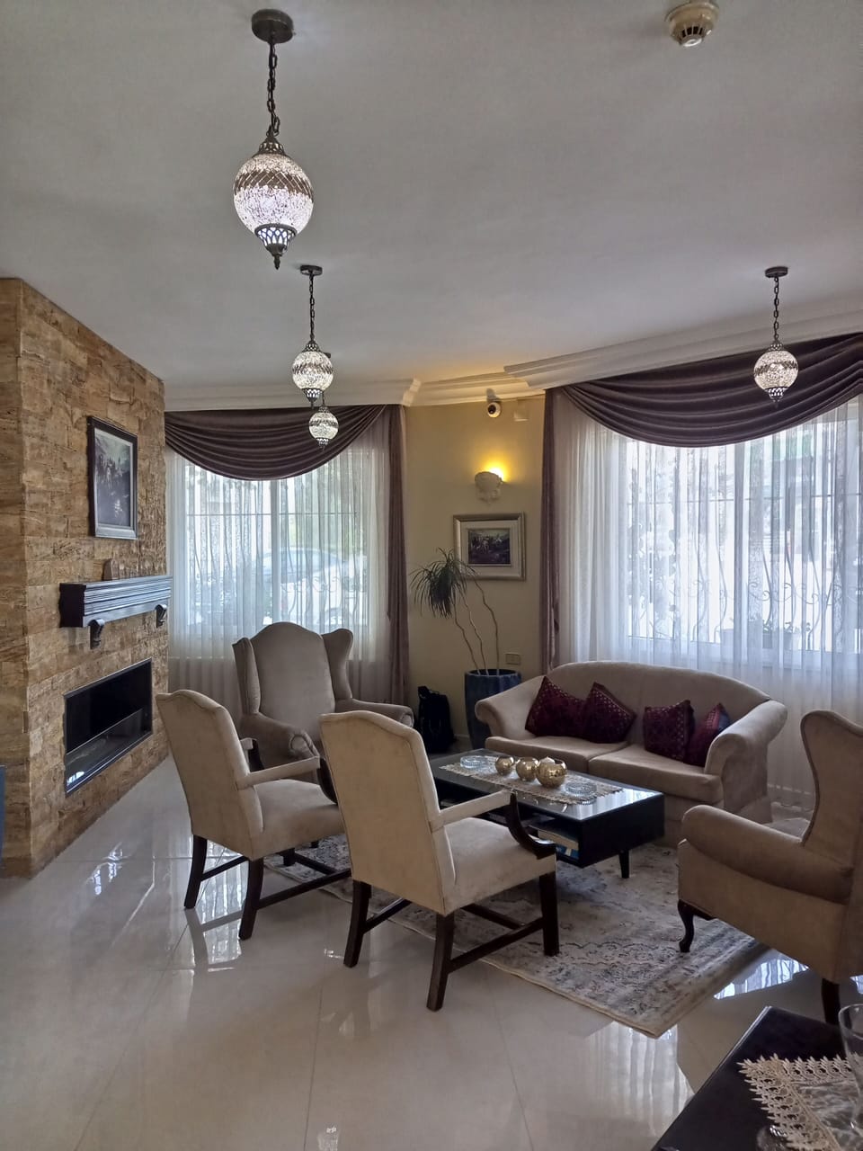 Lobby sitting area