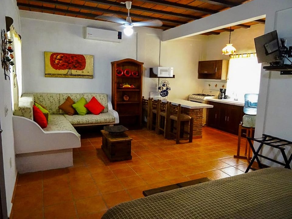 Traditional Studio Suite, 1 King Bed | Living area | LED TV