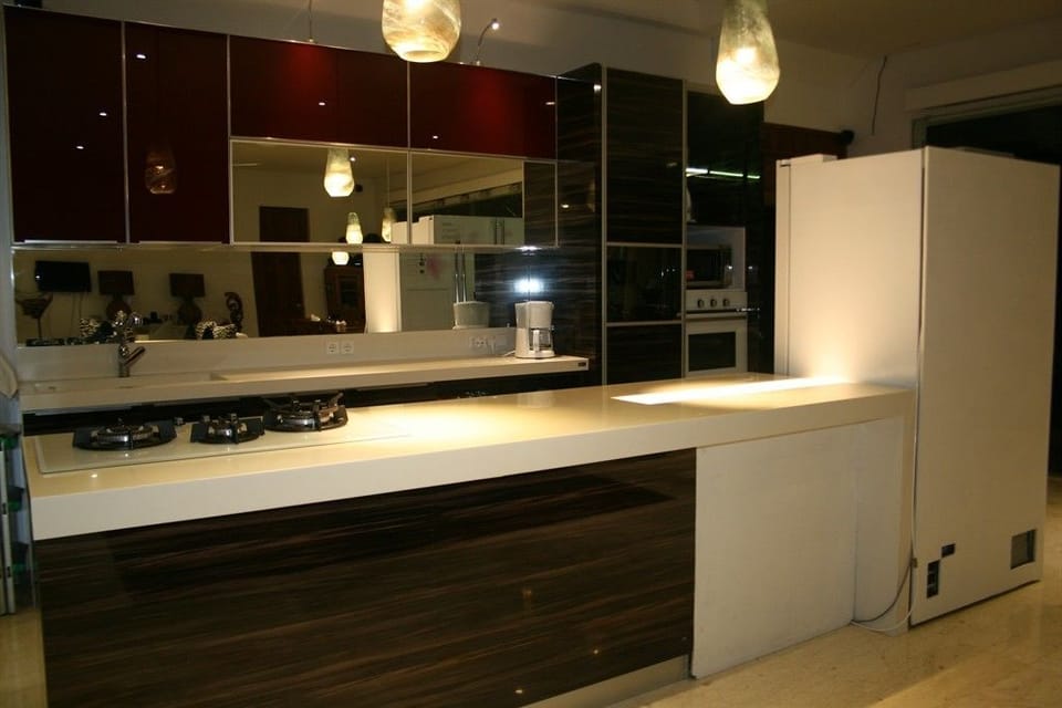Deluxe Villa, 3 Bedrooms, Ocean View | Private kitchen | Full-size fridge, microwave, stovetop, highchair