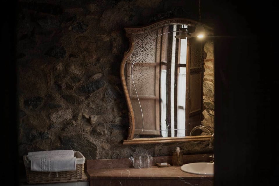 Double Room | Bathroom | Shower, hair dryer, towels