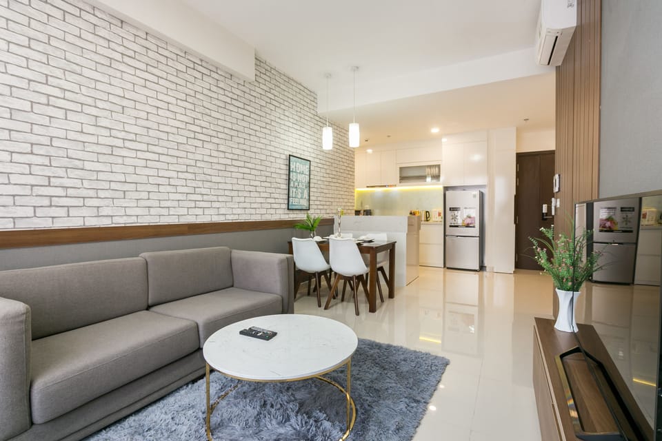 Comfort Apartment, 2 Bedrooms, 2 Bathrooms, Tower | Living area | LCD TV
