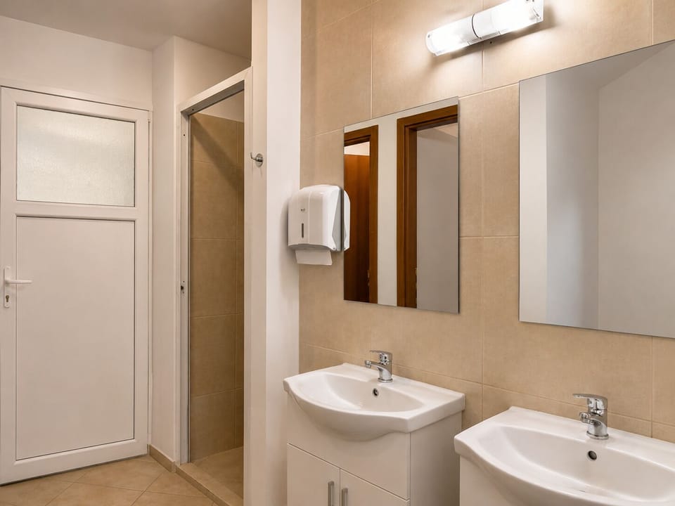 Double Room, Shared Bathroom | Bathroom | Shower, free toiletries, hair dryer, slippers