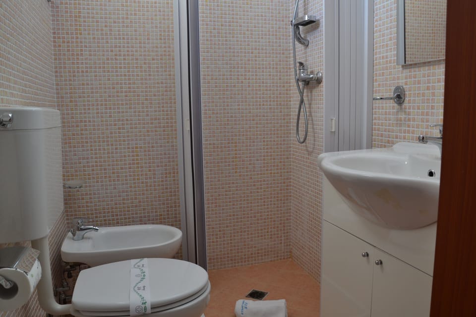 Double Room | Bathroom | Shower, free toiletries, hair dryer, bidet
