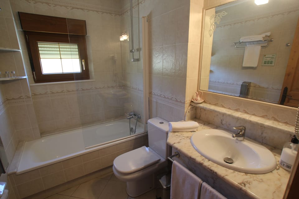 Standard Double Room | Bathroom | Shower, free toiletries, hair dryer, towels