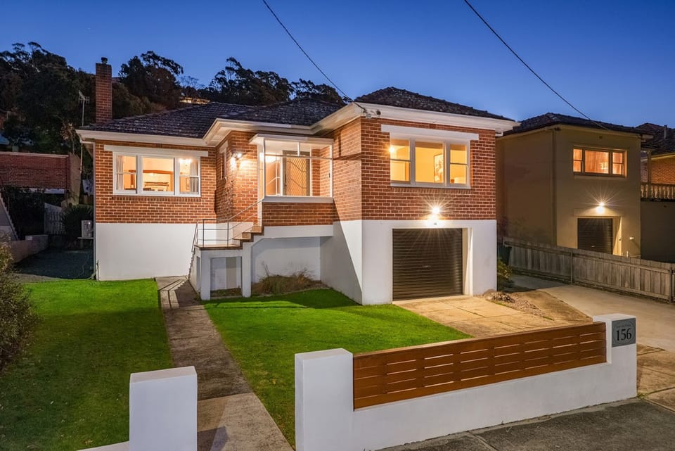 Front of property - evening/night