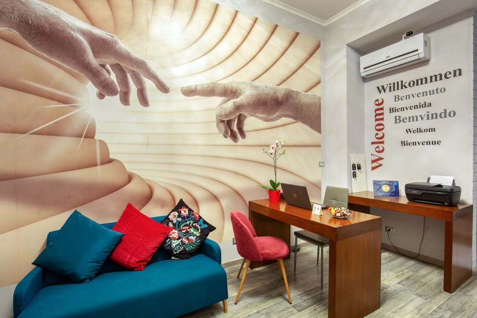 Lobby sitting area