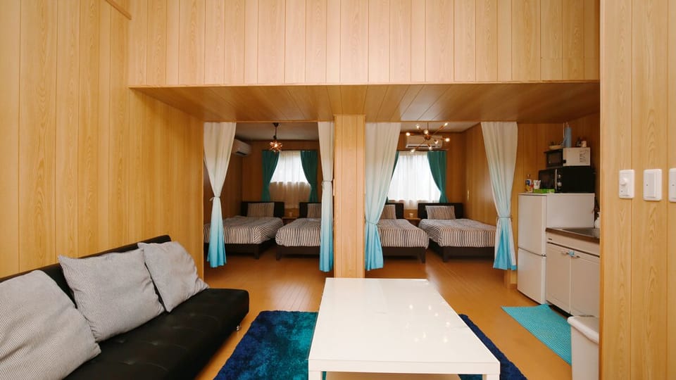Family Room with Kitchenette, MICHIBUSHI | Living room | 32-inch LCD TV with satellite channels, TV