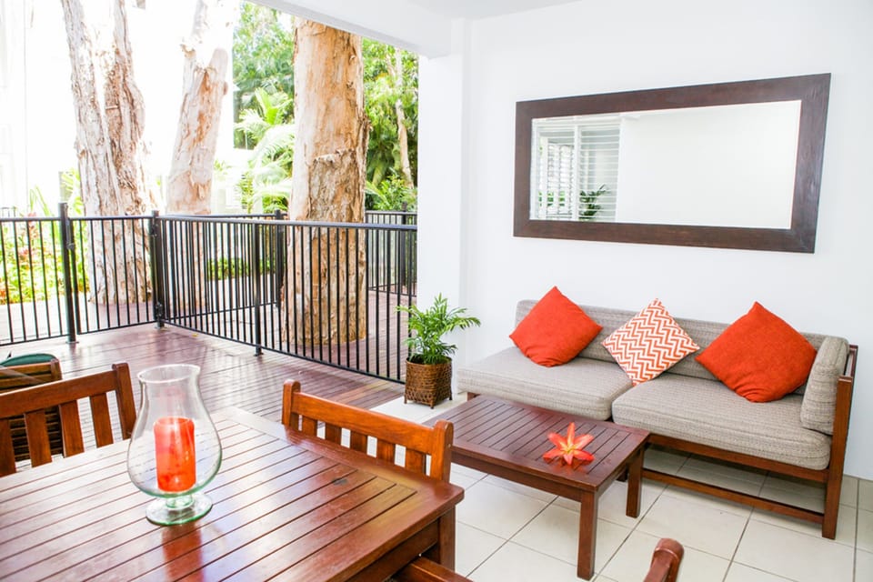 Apartment, 2 Bedrooms, Balcony | Living area | Flat-screen TV