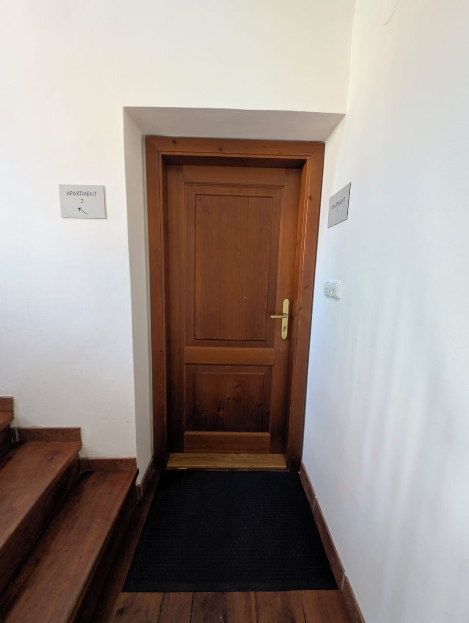 Interior entrance