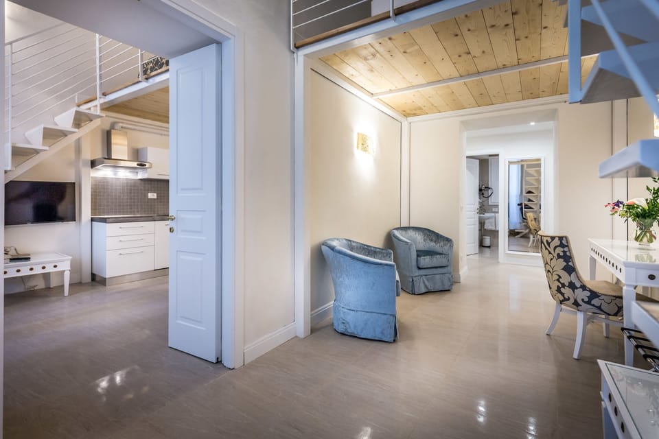 Suite, 2 Bedrooms, Kitchen (Alessandra ) | Living area | Flat-screen TV
